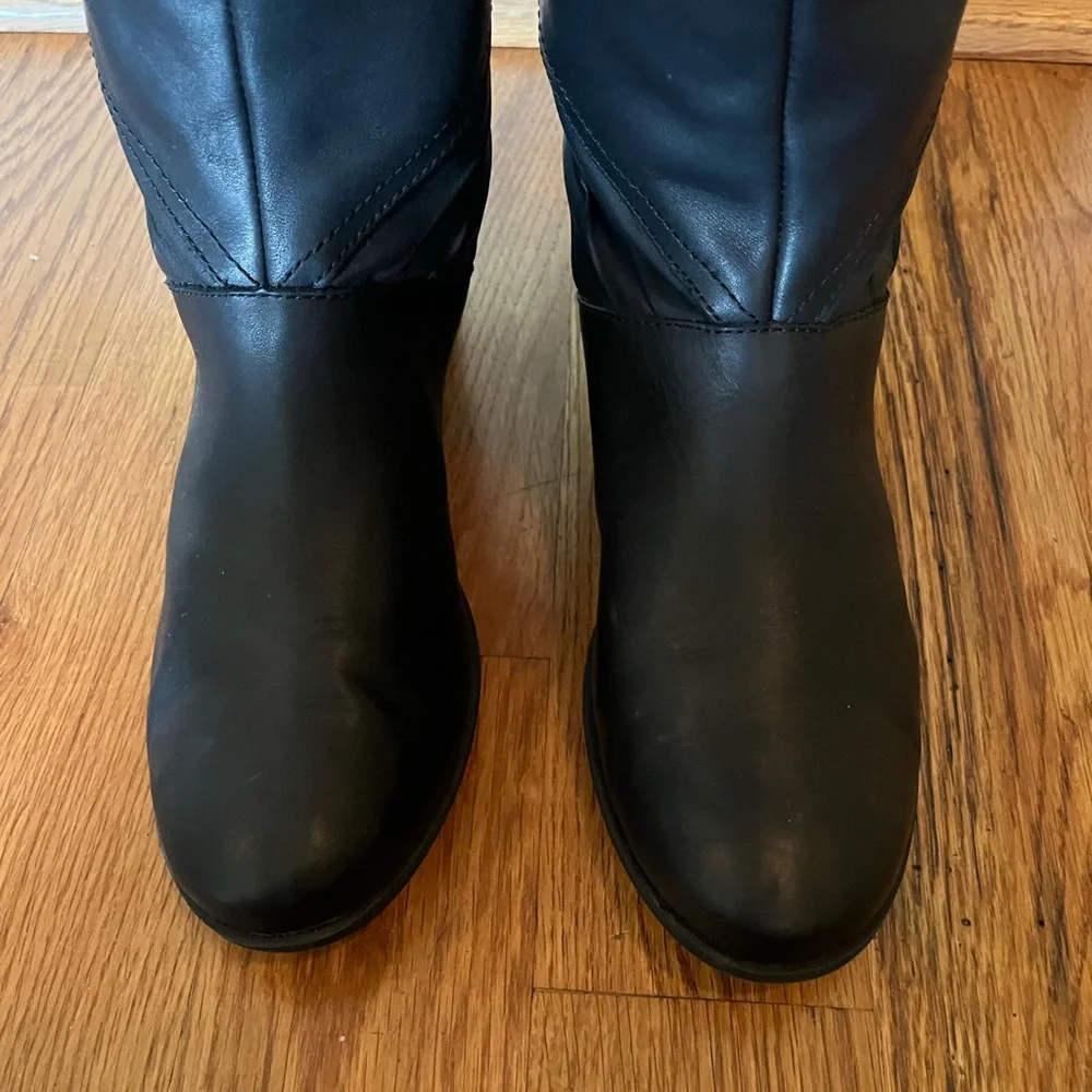 Seychelles Over-the-Knee Rear Zip Boots Black Sz‎ 9